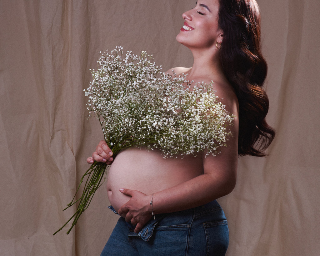 Sesión Fotográfica de Embarazo, en estudio