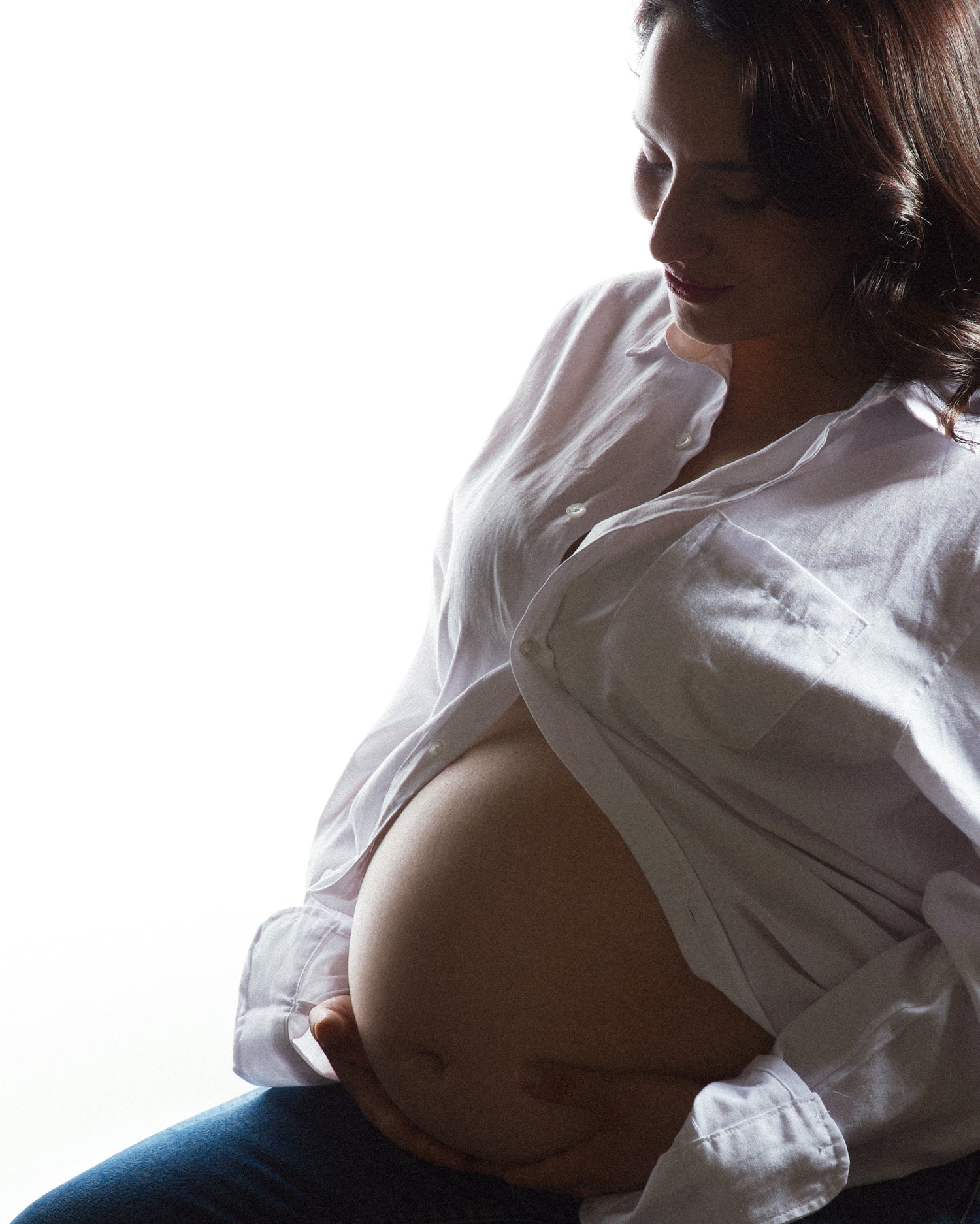 Sesión Fotográfica de Embarazo, en estudio